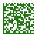 Labeled Datamatrix barcode